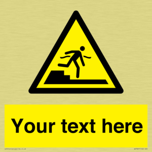 Custom warning Submerged step or steps